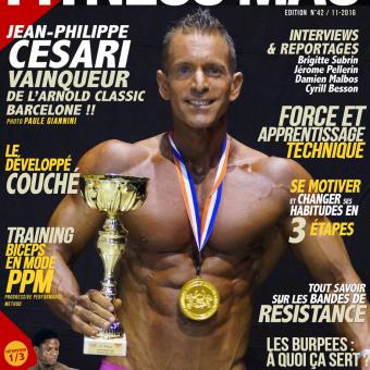 Fitness mag Novembre 2016 avec Jean philippe Cesari