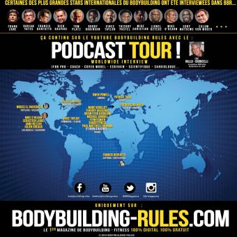 Podcast tour bodybuilding rules Magazine